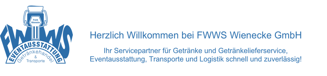 FWWS Wienecke - Ihr Servicepartner für Getränke, Veranstaltungen, Transport und Logistik